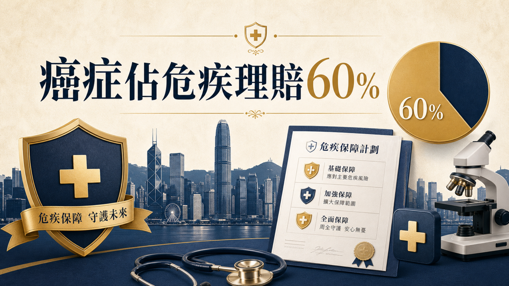 癌症佔危疾理賠 60%！你份保單到底保咩癌？