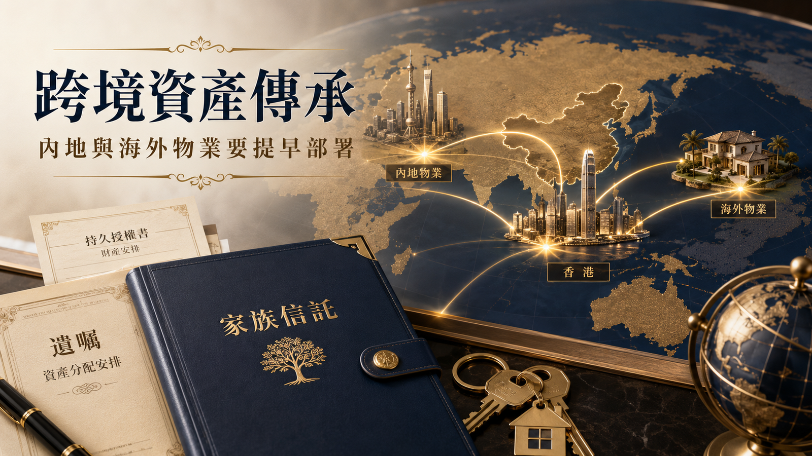 跨境資產傳承：香港人持有內地或海外物業，點樣提早部署？