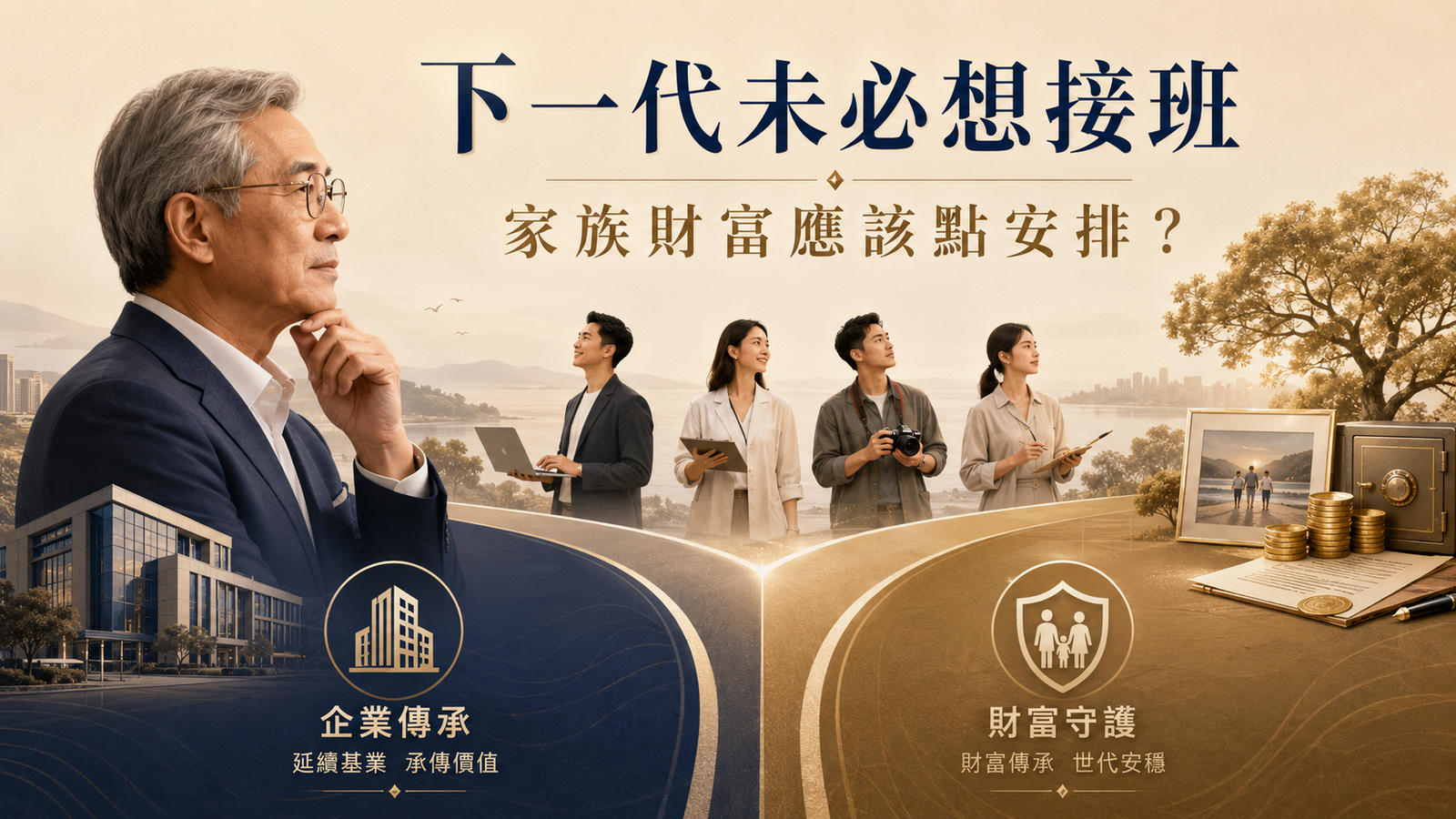 下一代未必想接班：家族財富應該點樣安排？
