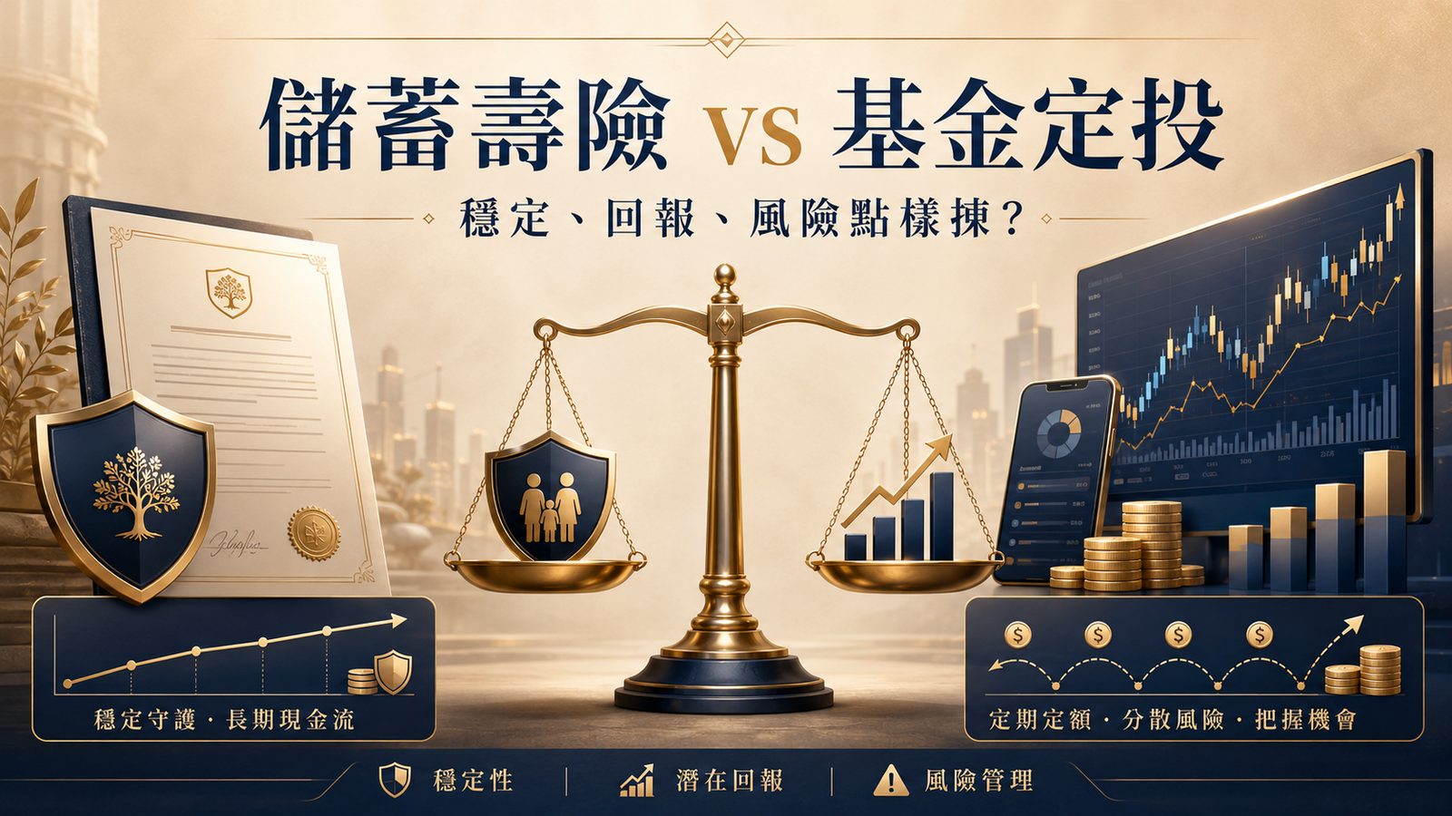 儲蓄壽險 vs 基金定投，邊樣啱你？